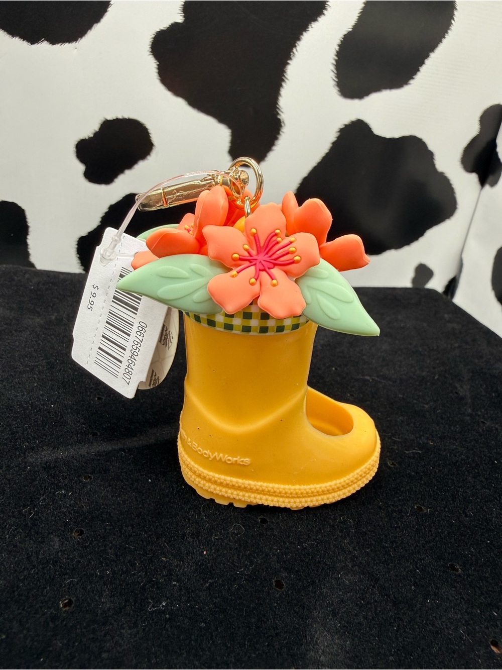 Bath & Body Works x Vera Bradley Yellow Rain Boot PocketBac Holder W/ 🌺